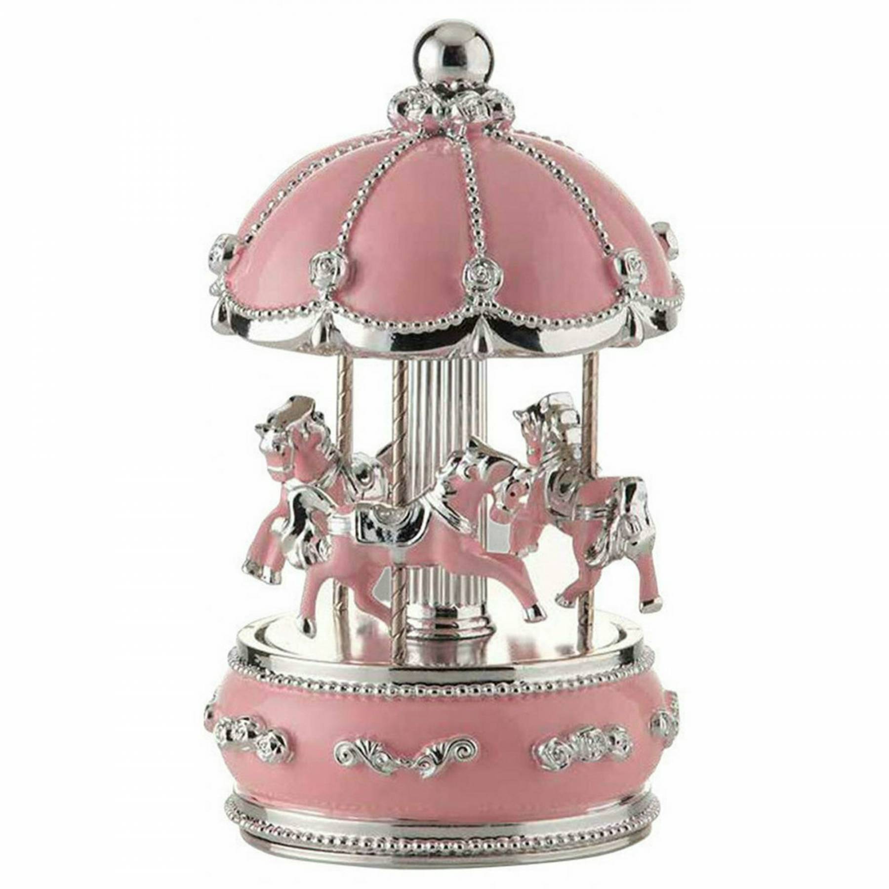 Carousel Prince Silvero σε Ροζ Χρώμα με Μουσική EZ/CA1918-R