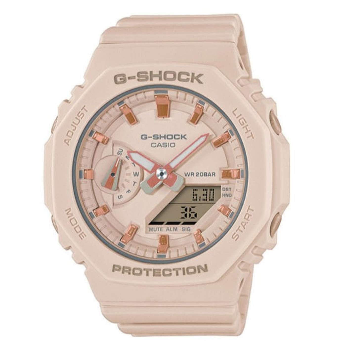 CASIO Ρολόι G-SHOCK σε Μπεζ Χρώμα GMA-S2100-4AER