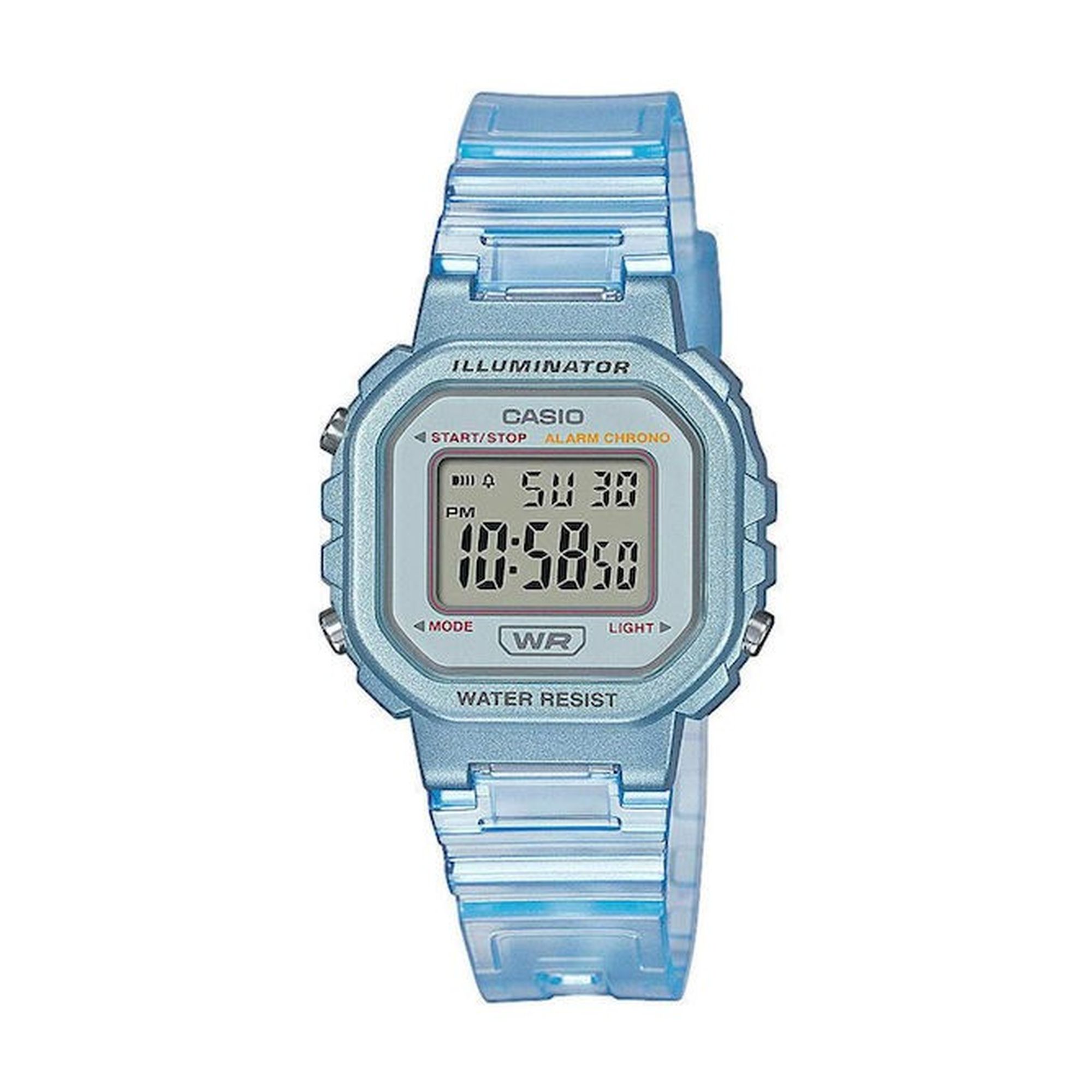 Casio Ρολόι Collection με Λουράκι σε Μπλε χρώμα LA-20WHS-2AEF