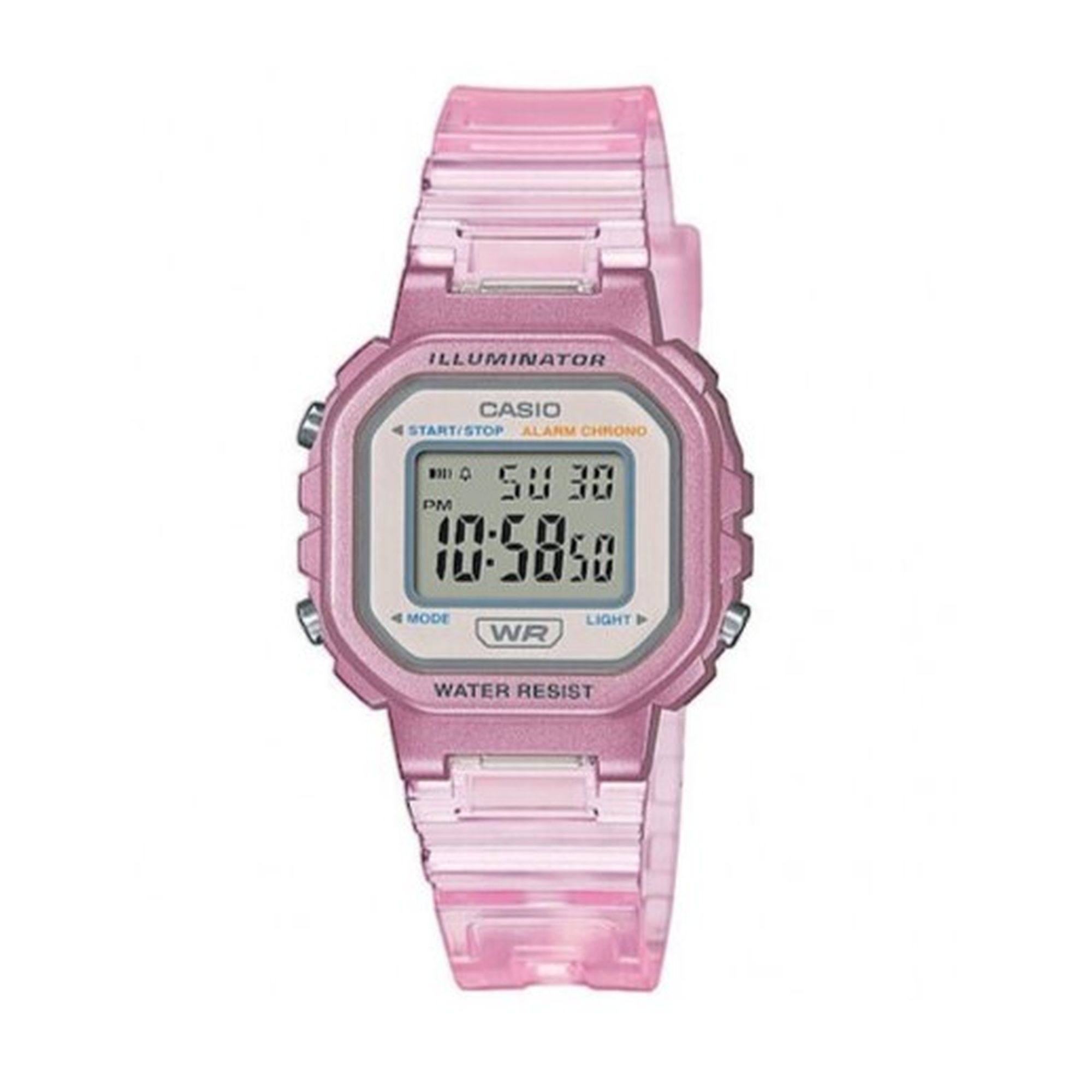 Casio Ρολόι Collection με Λουράκι σε Ροζ χρώμα LA-20WHS-4AEF