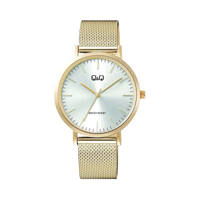 Q&Q Ρολόι με Κίτρινο Μπρασελέ C34A-005PY