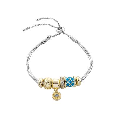 LOISIR Βραχιόλι Harlequin με Μπλε Σμάλτο 02L15-01872