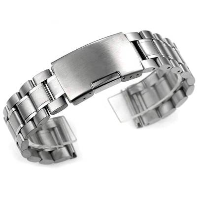 Μεταλλικό Μασίφ Μπρασελέ Ασημί 18mm