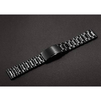 Μεταλλικό Μασίφ Μπρασελέ Μαύρο 24mm