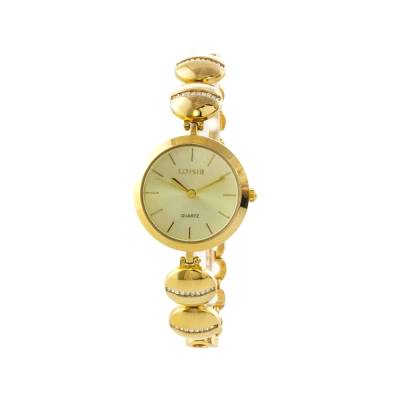 Ρολόι Tint με επίχρυσο μεταλλικό μπρασελέ και χρυσό καντράν