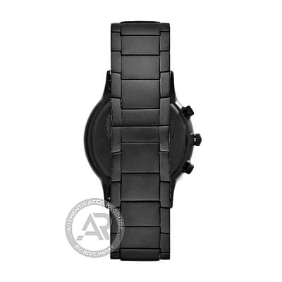 Emporio Armani Chronograph με Μαύρο Καντράν AR11275