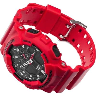 Casio G-Shock Λευκό Καουτσούκ Λουράκι GA-100B-7AER