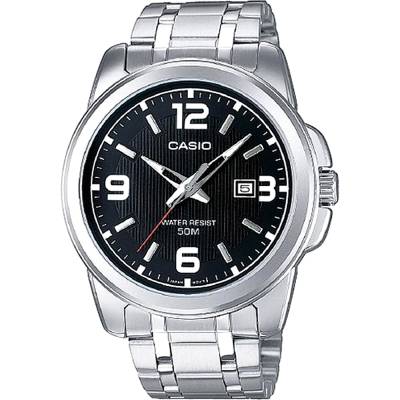 Casio Ρολόι με Μπλέ Καντράν MTP-1314PD-1A