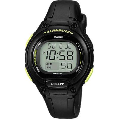 Casio Ρολόι Collection με Λουράκι σε Μαύρο χρώμα LW-203-1BVEF