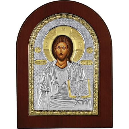 Ασημένια Εικόνα Prince Silvero "Ιησούς Χριστός" 20Χ26cm" MA/E1107ΑX