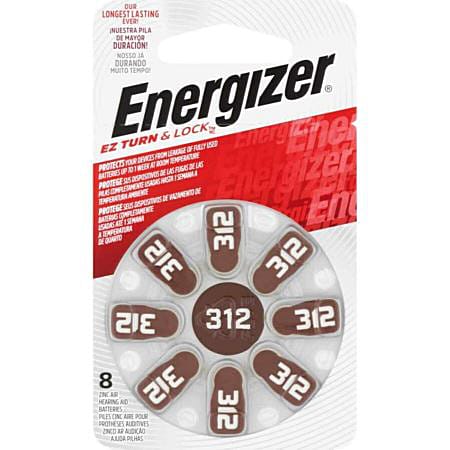 Energizer Μπαταρίες Ακουστικών Βαρηκοΐας 312 1.4V 8τμχ