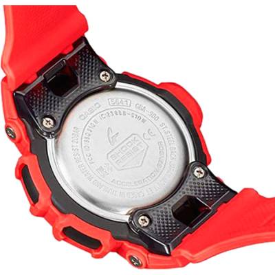 CASIO G-Shock Bluetooth Red Rubber Strap GBA-900-4AER