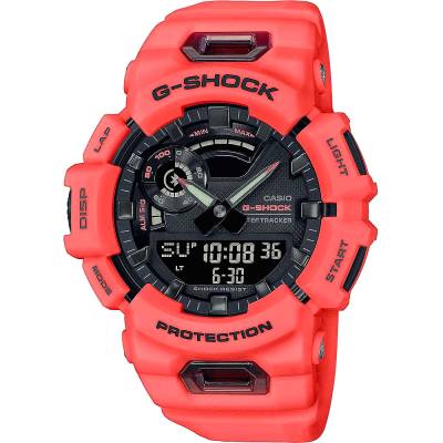 CASIO G-Shock Bluetooth Red Rubber Strap GBA-900-4AER