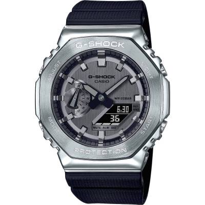 Casio G-SHOCK ANADIGI με Μαύρο Καουτσούκ Λουράκι GM-2100-1AER