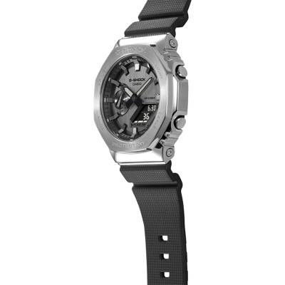 Casio G-SHOCK ANADIGI με Μαύρο Καουτσούκ Λουράκι GM-2100-1AER