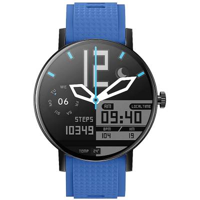 Das.4 Smartwatch με Μπλε Λουράκι Σιλικόνης και Amoled Οθόνη SU10 203095012