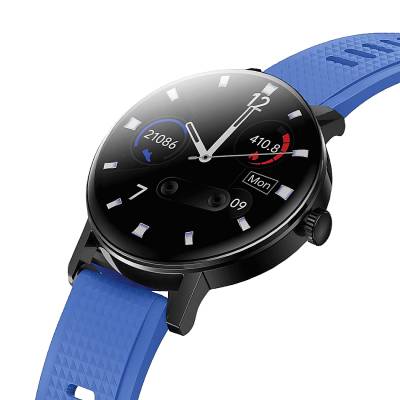 Das.4 Smartwatch με Μπλε Λουράκι Σιλικόνης και Amoled Οθόνη SU10 203095012