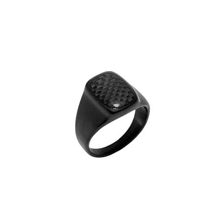 Ανδρικό Δαχτυλίδι Visetti σε Μαύρο Χρώμα από Ανοξείδωτο Ατσάλι 21A-RG001B