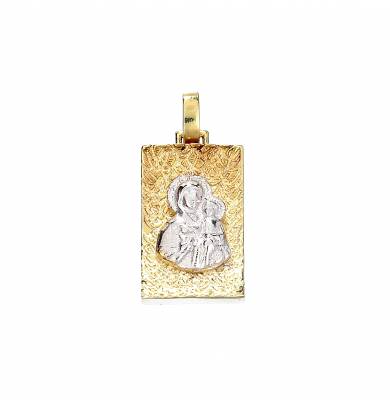 Χρυσό Φυλαχτό με την Παναγία 9 Καράτια