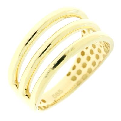 Χρυσό Δαχτυλίδι Κίτρινο Λουστρέ 14 Καράτια 5arp.212r