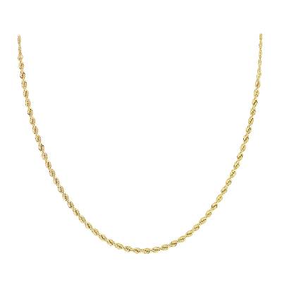 Χρυσό Κολιέ - Αλυσίδα σε Κορδόνι 14 Καράτια