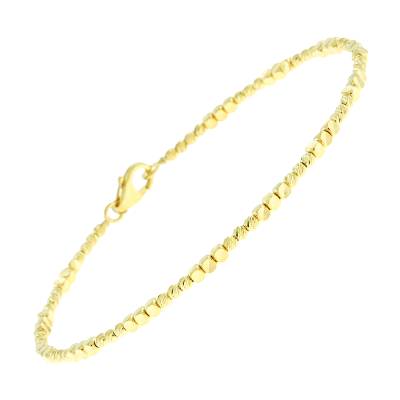 Χρυσή Αλυσίδα - Βραχιόλι Fratell Bovo με Στρόγγυλες Μπίλιες Style 14 Καράτια 5bo.01.1026b