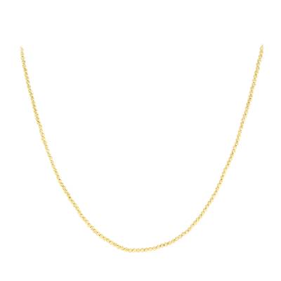 Χρυσή Αλυσίδα Λαιμού Fratell Bovo με Στρογγυλούς Κρίκους 14 Καράτια 5bo.4205c