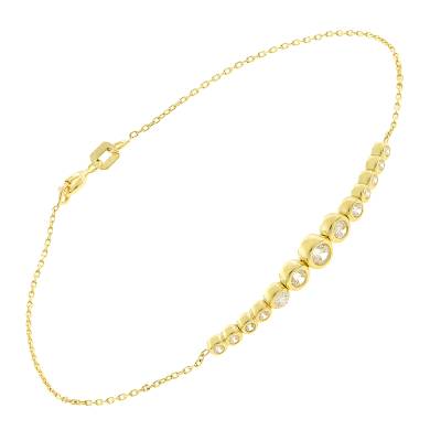 Βραχιόλι Κ14 με Πέτρες Ζιργκόν 5fav.888b