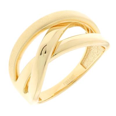 Χρυσό Δαχτυλίδι Λουστρέ 14 Καράτια 5fm.10027r