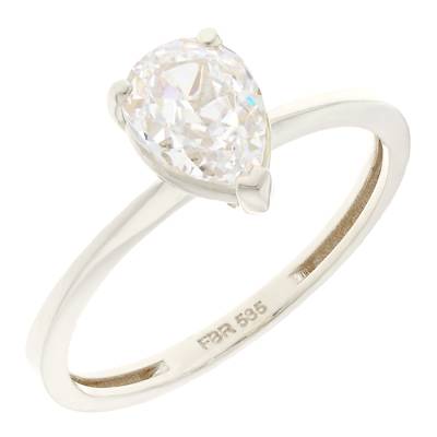 Μονόπετρο Δαχτυλίδι με Πέτρα Ζιργκόν 14 Καρατίων