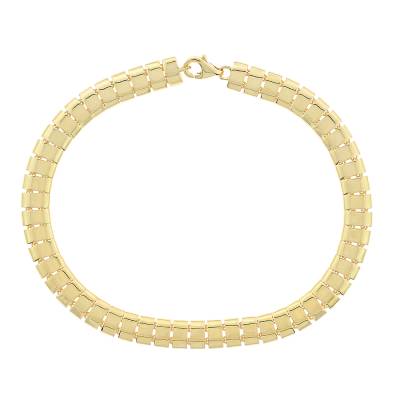 Χρυσό Βραχιόλι με Κρίκους 14 Καράτια 5fm.1435b