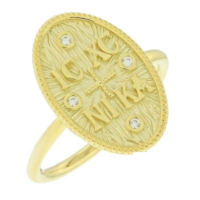 Χρυσό Δαχτυλίδι ICXCNIKA 9 Καράτια