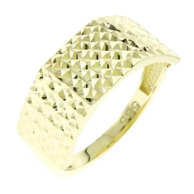 Γυναικείο Δαχτυλίδι Από Χρυσό 14 Καρατίων – Σφυρήλατη Όψη