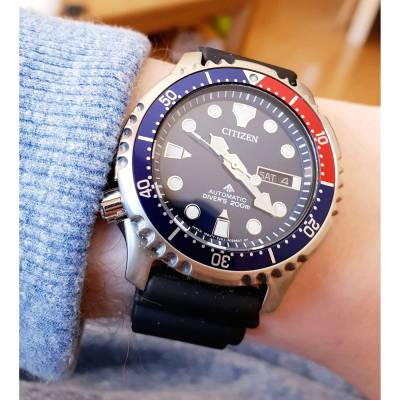 CITIZEN Automatic Promaster με Λουράκι NY0086-16LE