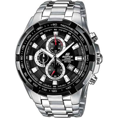 Casio Ρολόι Edifice Χρονογράφος με Μεταλλικό Μπρασελέ EF-539D-1AVEF