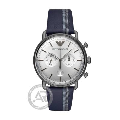 Emporio Armani Aviator Chronograph με Ασημί Καντράν AR11202