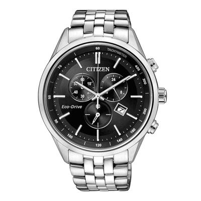 CITIZEN Eco-drive με Ασημί Μπρασελέ AN8194-51L