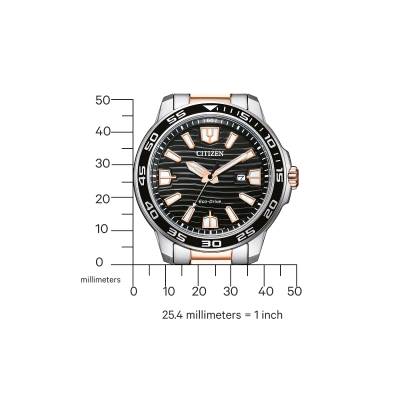 Citizen Eco-drive με Δίχρωμο Μπρασελέ AW1524-84E