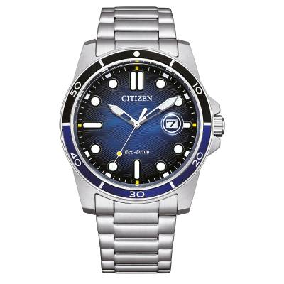 Ρολόι CITIZEN Eco-Drive με Μπλε Καντράν AW1810-85L