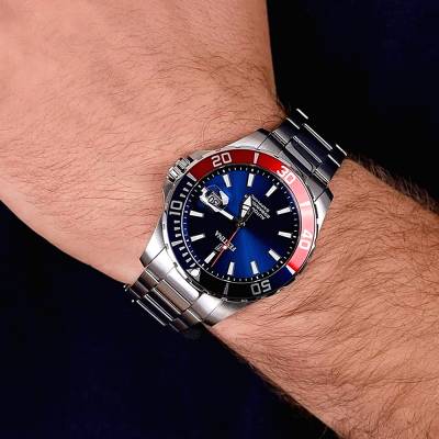 Αυτόματο Ρολόι Festina Diver με Ασημί Μπρασελέ F20531/5