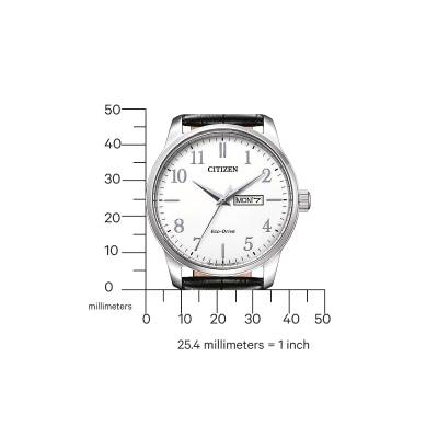 Ρολόι CITIZEN Eco-Drive με Δερμάτινο Λουράκι BM8550-14AE