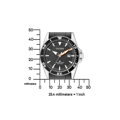Ρολόι CITIZEN Promaster - Marine με Λουράκι Πολυουρεθάνης BN0100-42E