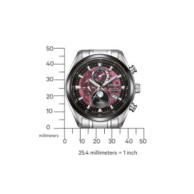 Citizen Tsuki-yomi Eco-drive Radio-Controlled Titanium Bracelet BY1018-80X