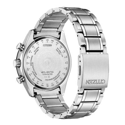 Citizen Tsuki-yomi Eco-drive Radio-Controlled Titanium Bracelet BY1018-80X