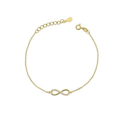 Ασημένιο Βραχιόλι  με Άπειρο 925