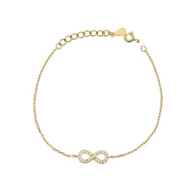 Ασημένιο Βραχιόλι  με Άπειρο 925