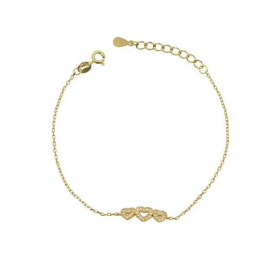 Ασημένιο Βραχιόλι με Καρδιά 925