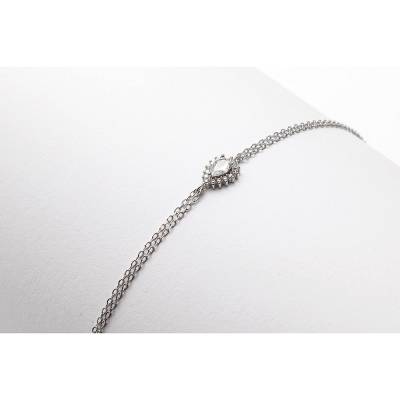 Ασημένιο Βραχιόλι με Ροζέτα 925