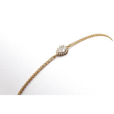 Ασημένιο Βραχιόλι με Ροζέτα 925