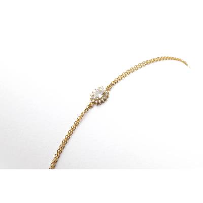 Ασημένιο Βραχιόλι με Ροζέτα 925